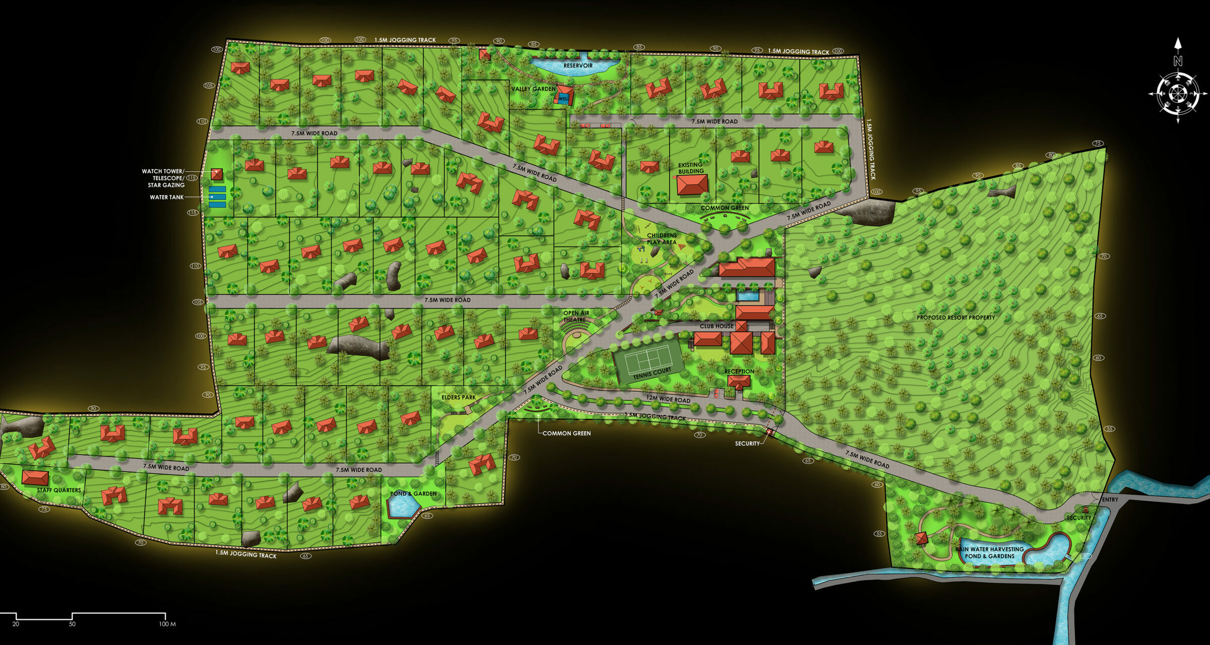 190823_CHE_Coloured Masterplan Layout_Low